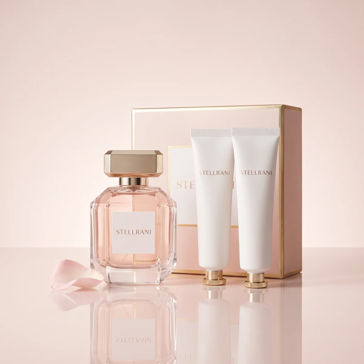 Set Cadou Parfum și Cremă de Mâini Silk Touch